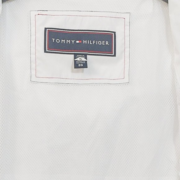 Tommy Hilfiger Ladies' Long Windbreaker‎ WHITE - Picture 4 of 8